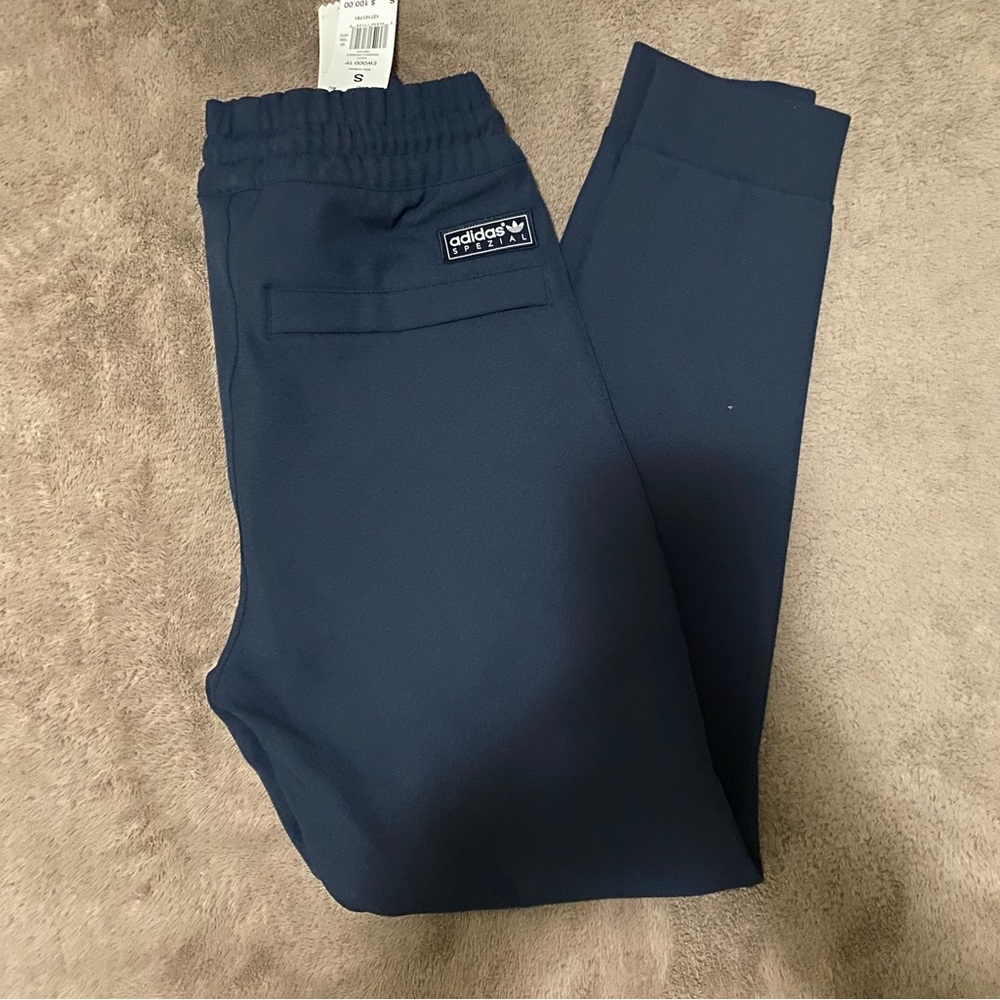 Adidas Spezial Pants size S Navy Color NWT - Picture 2 of 5